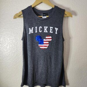 Disney Mickey Mouse Tank Top USA Patriotic Size X Small